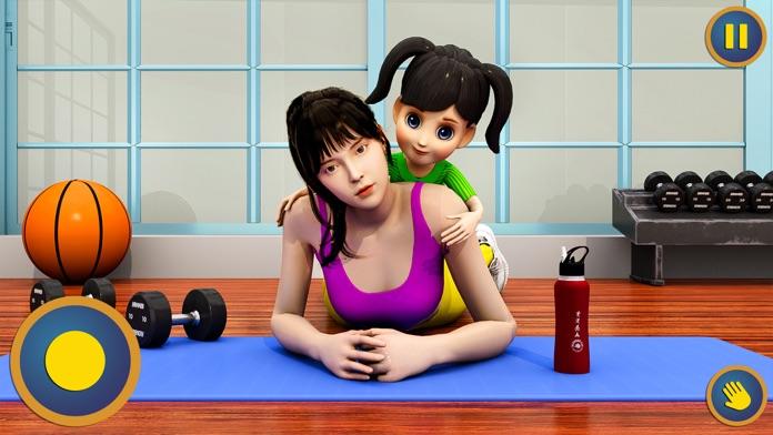 Mom Fitness Life Simulator Game Screenshot