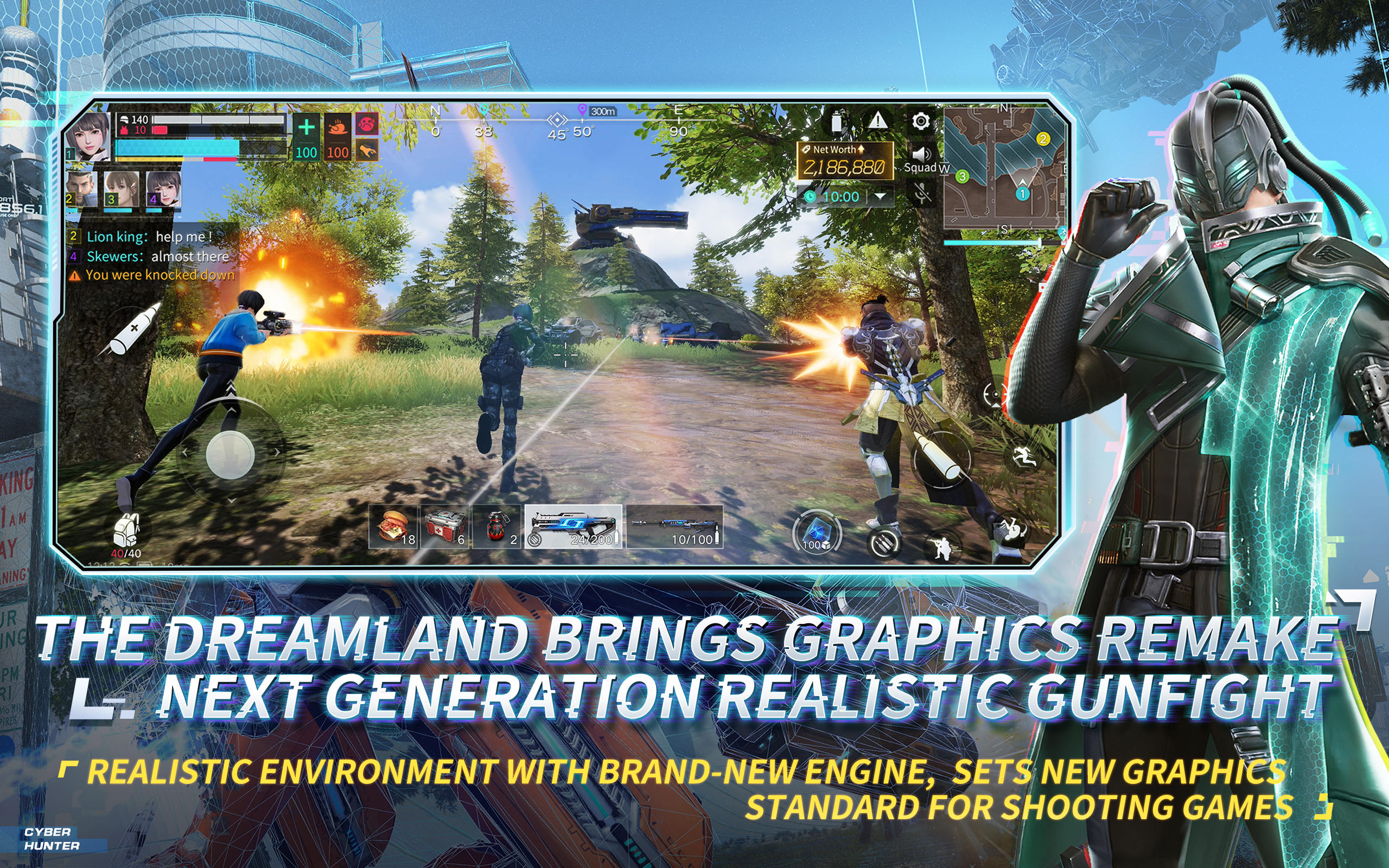 Cyber Hunter Game Screenshot