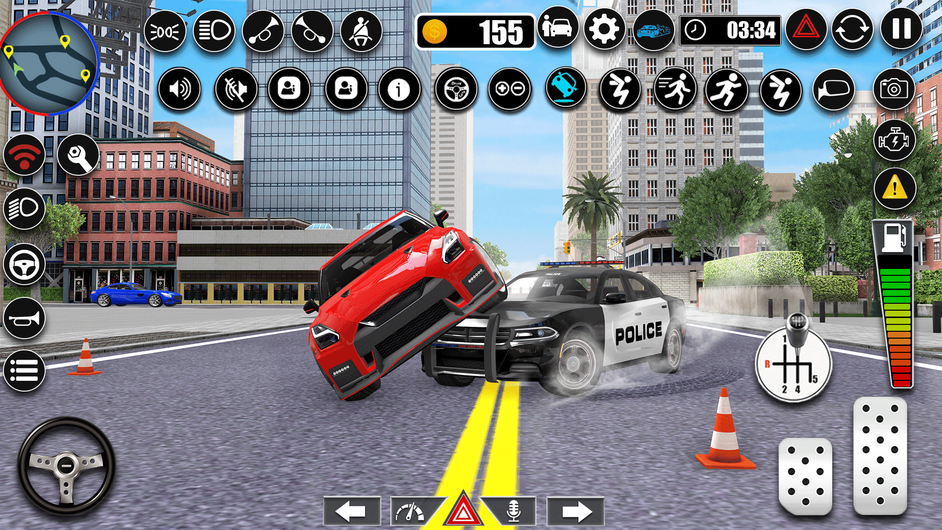 Police Chase Games : Cop Car 게임 스크린 샷
