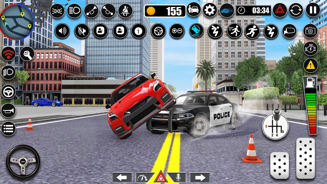 Screenshot of Police Chase Games : Cop Car