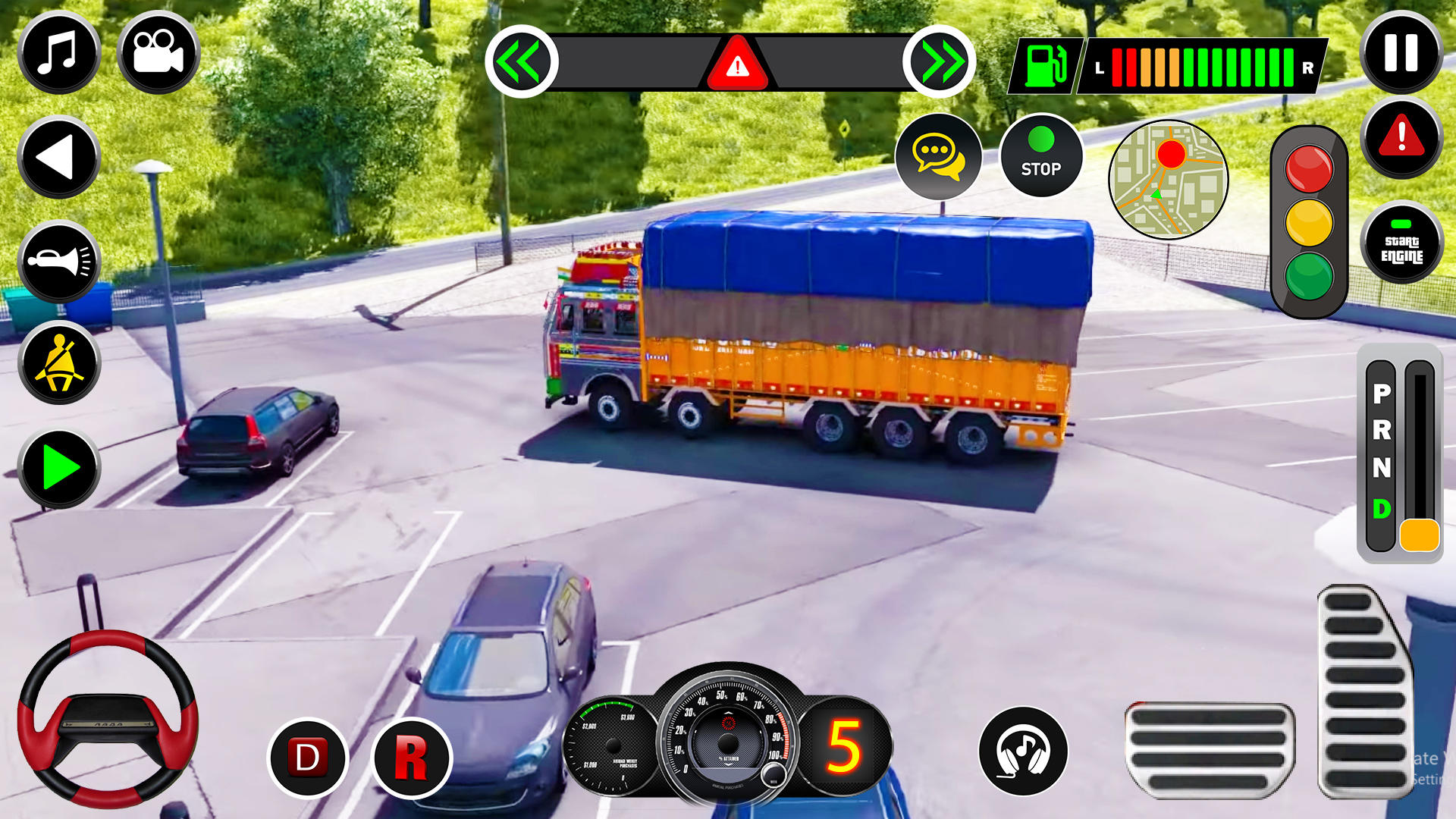 Euro Indian Truck Drive Games screenshot game
