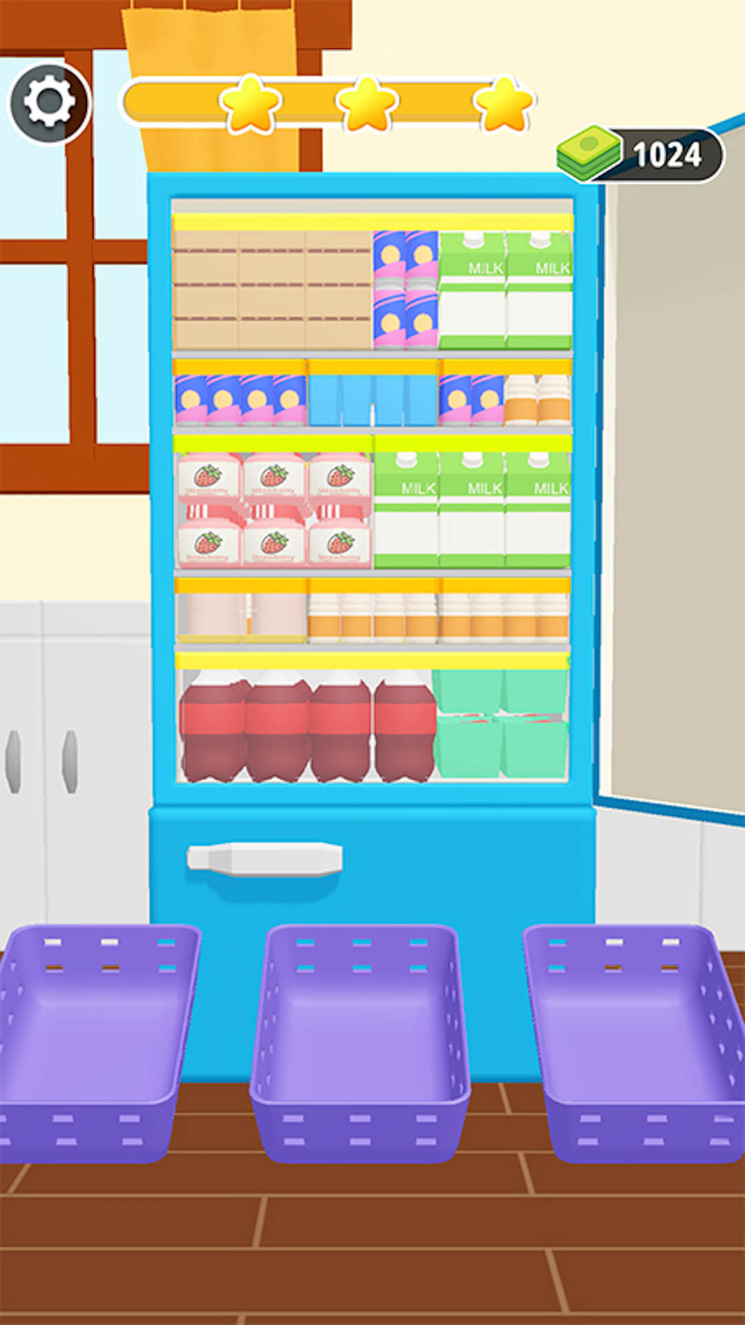 Cuplikan Layar Game Fill The Fridge