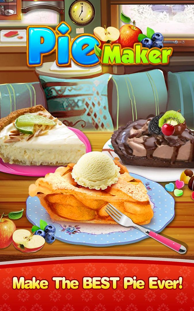 Pie Maker - Sweet Dessert Game 게임 스크린 샷