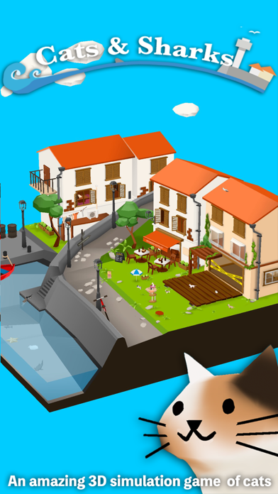 Captura de Tela do Jogo Cats and Sharks: 3D game