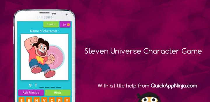 Banner of Steven Universe Character Game 8.8.4z