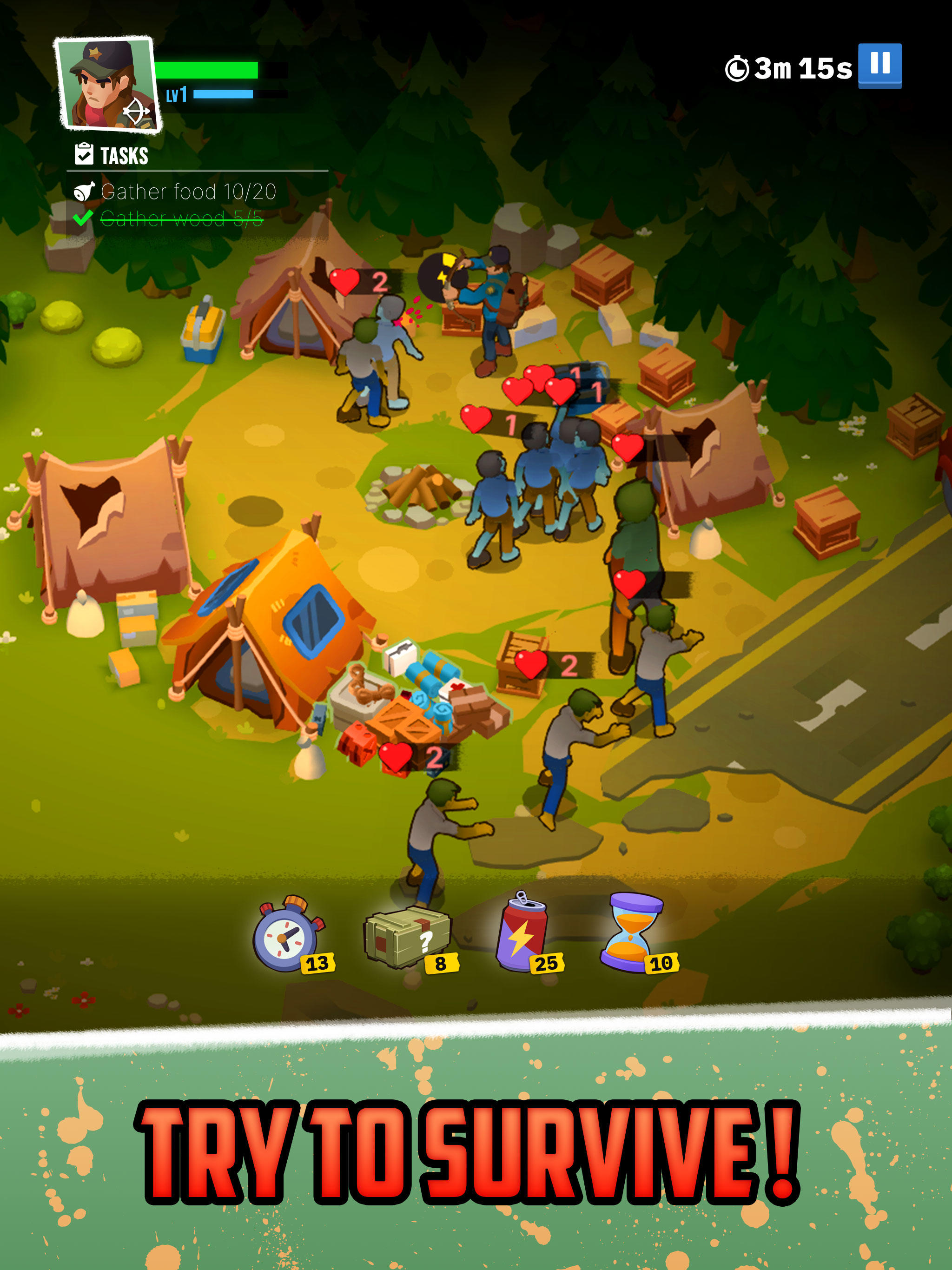 One More Day: Zombie Survival Game Screenshot