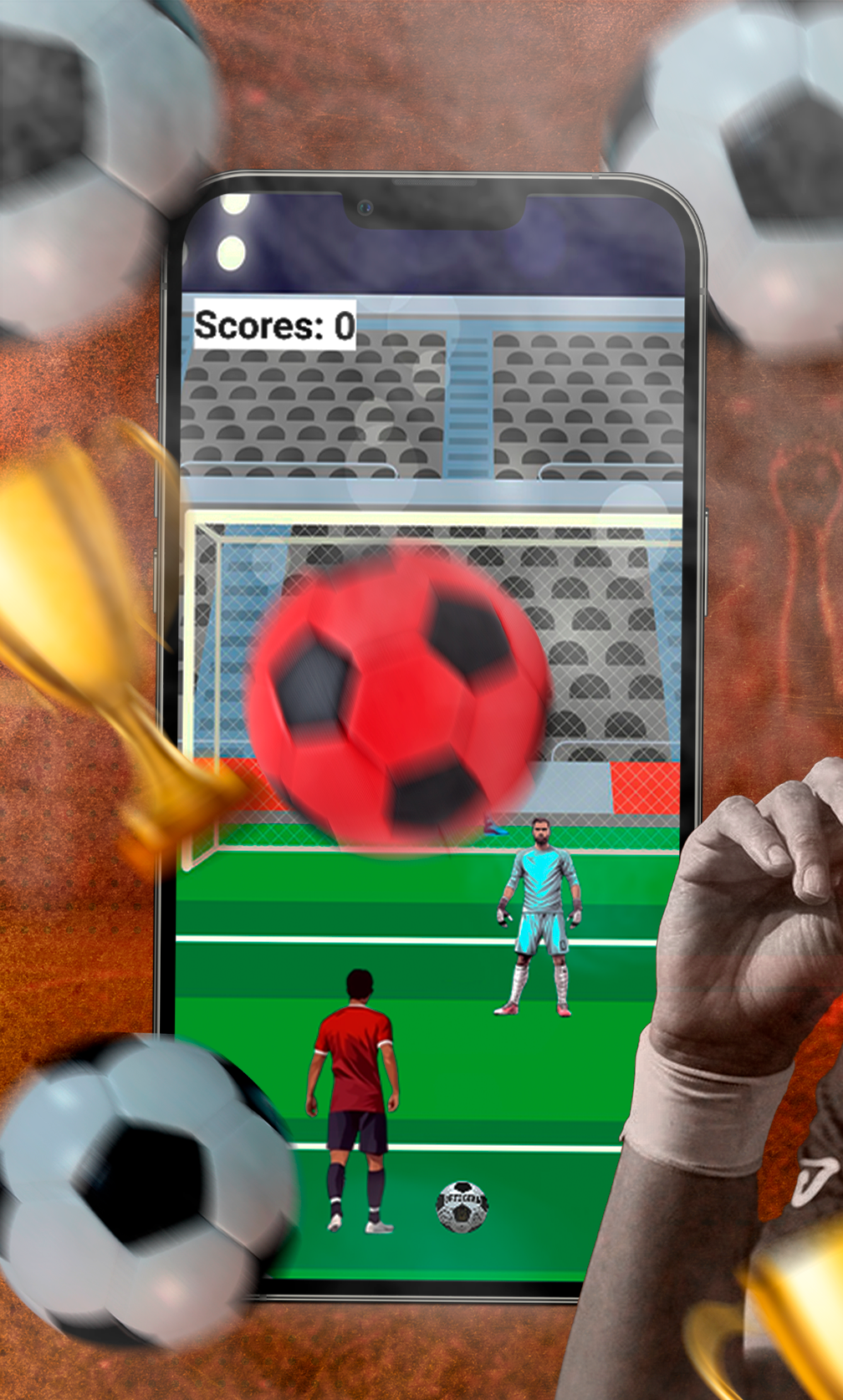 b ANO free kick ภาพหน้าจอเกม
