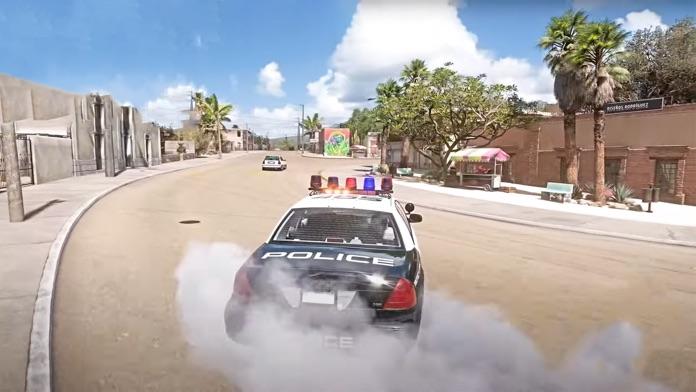 Скриншот игры Police Car Driving Drift Games