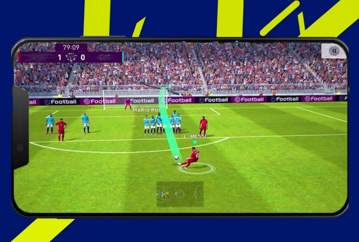 Screenshot of pes 2023-e football pro game