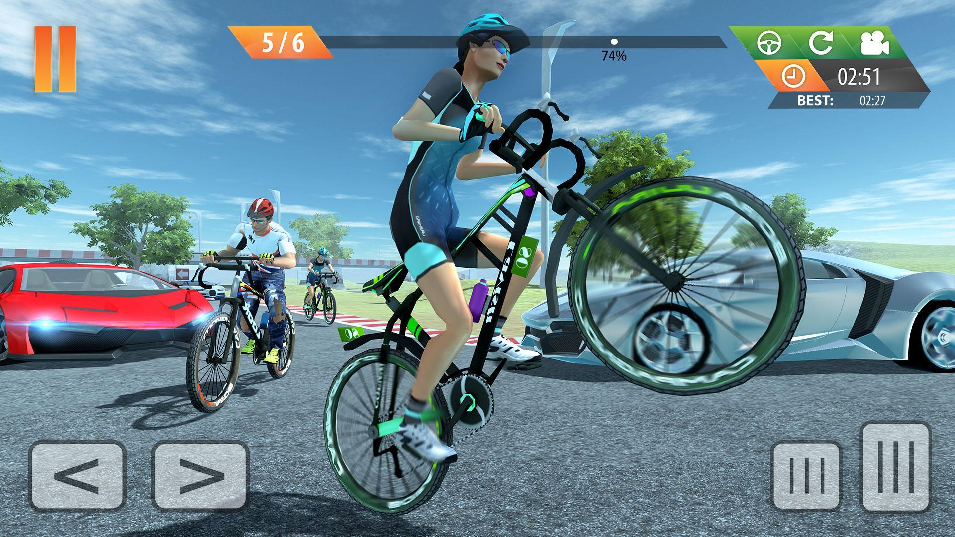 Cuplikan Layar Game Fearless BMX Rider: Extreme Racing 2019