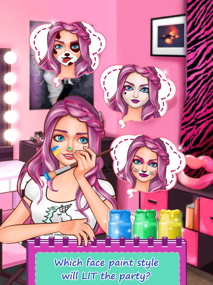Face Paint Party - Social Star ภาพหน้าจอเกม