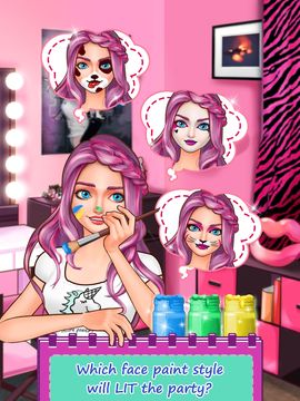 Face Paint Party - Social Star Game Screenshot