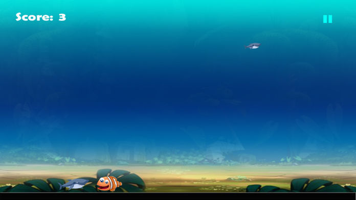 惊人的鲨鱼逃生 - 可爱的尼莫冒险游戏 ภาพหน้าจอเกม