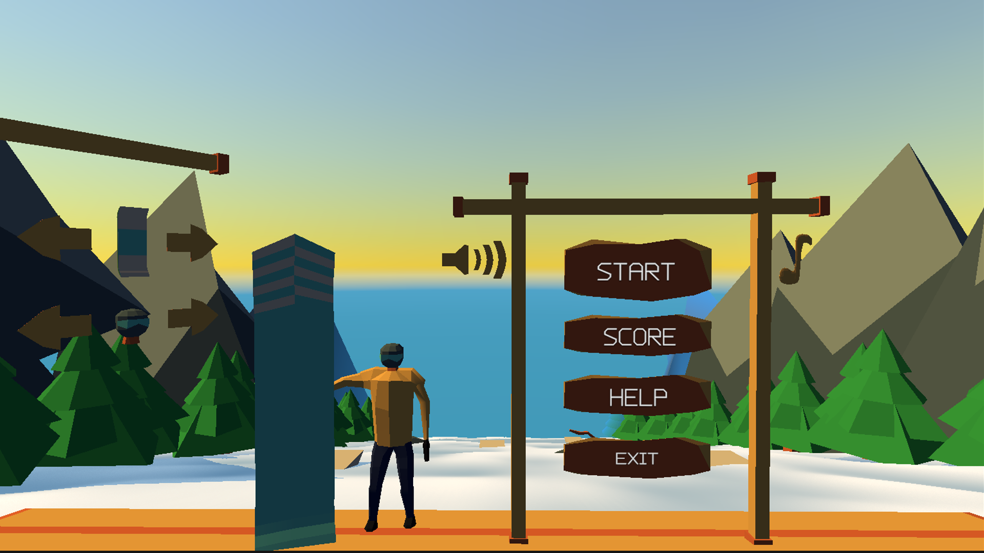 Snow Runner Game Screenshot