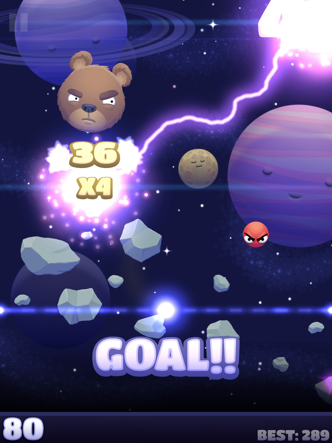 Shoot The Moon Game Screenshot
