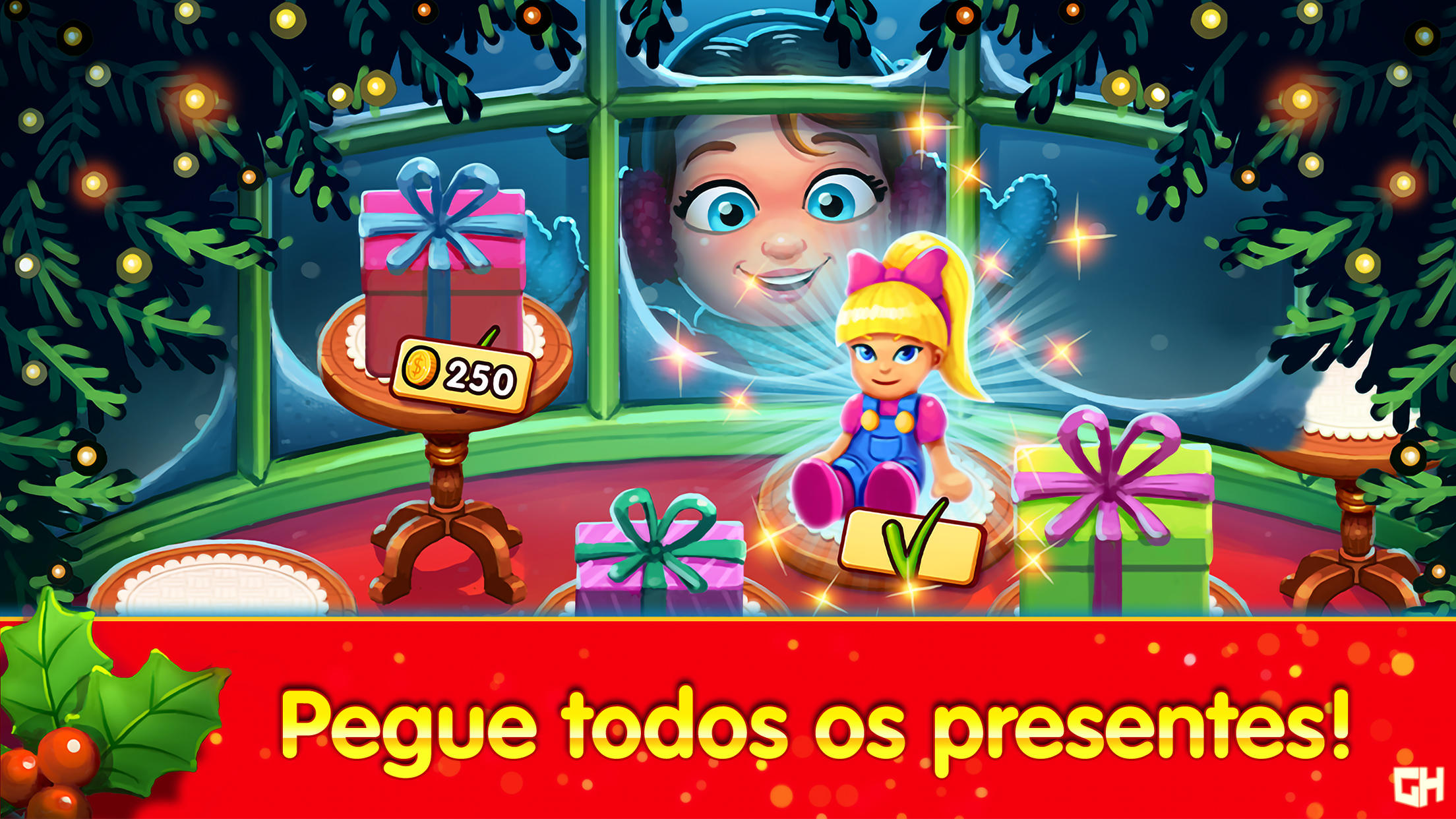 Captura de Tela do Jogo Delicious - Christmas Carol