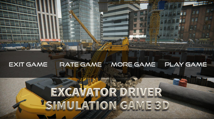 Riding a Excavator Simulator 2 ゲームのスクリーンショット