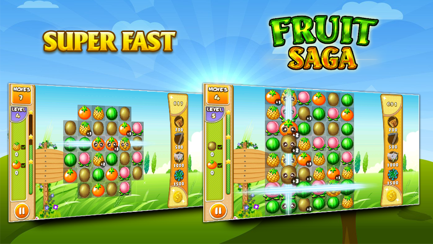 Fruit Saga - Farm Heroes 2 ภาพหน้าจอเกม
