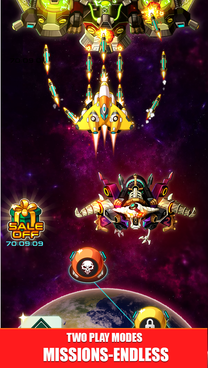 Galaxy Shooter - Space Invasion Game Screenshot