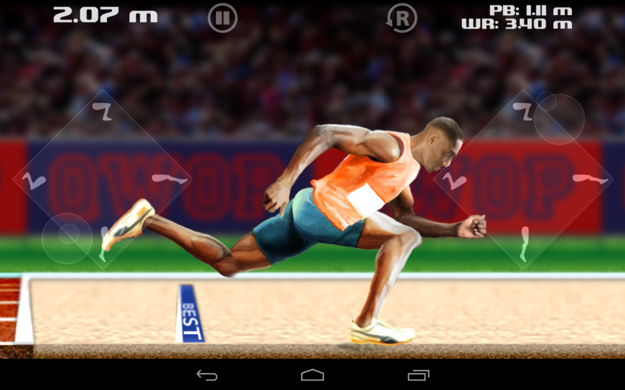 QWOP Game Screenshot