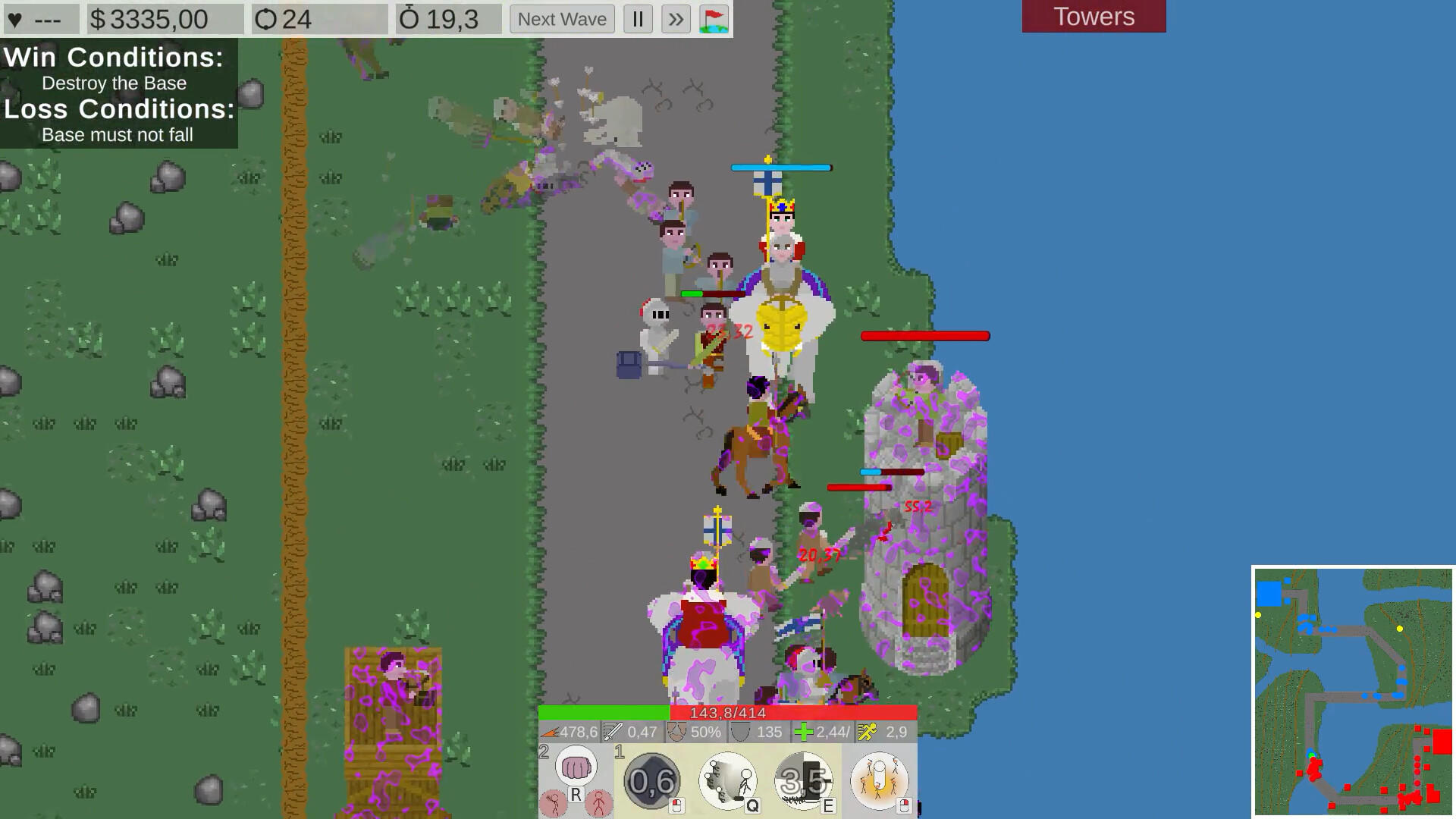 Screenshot of Anathema Tower Defense