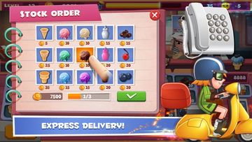 Papa's Ice Cream Shop Game Screenshot