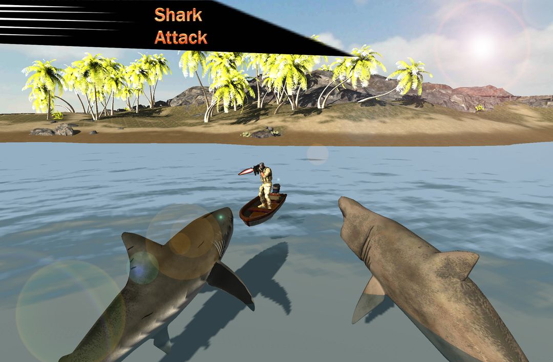 배고픈 상어 물고기 헌터 2016 게임 스크린 샷