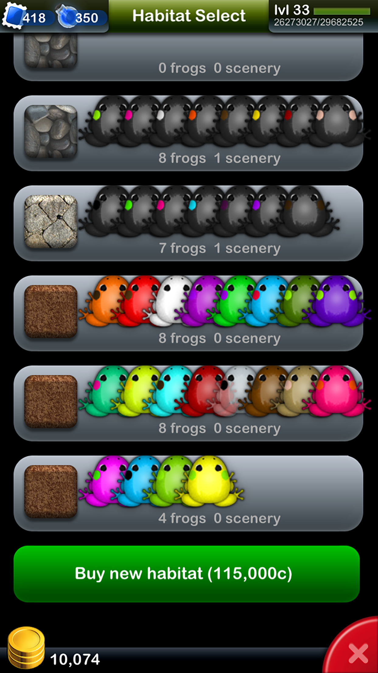Pocket Frogs: Tiny Pond Keeper Game Screenshot