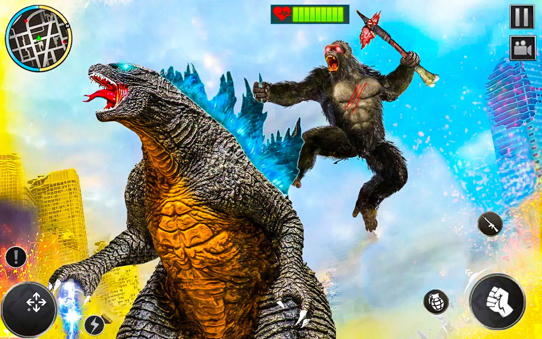 Cuplikan Layar Game Godzilla Vs Kaiju Godzilla