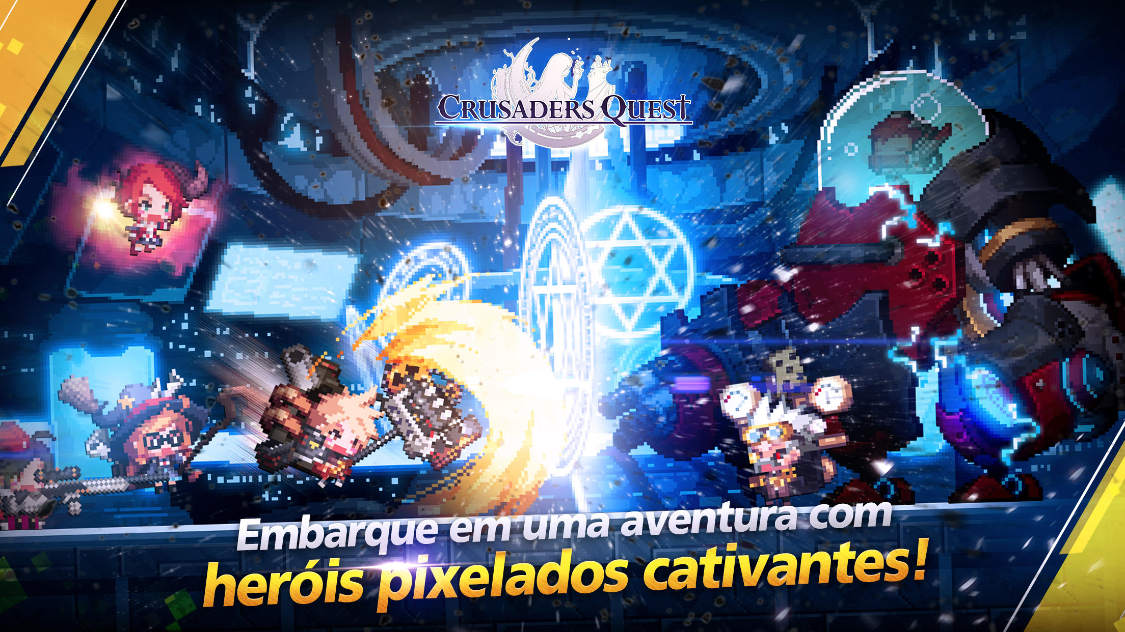 Captura de Tela do Jogo Crusaders Quest