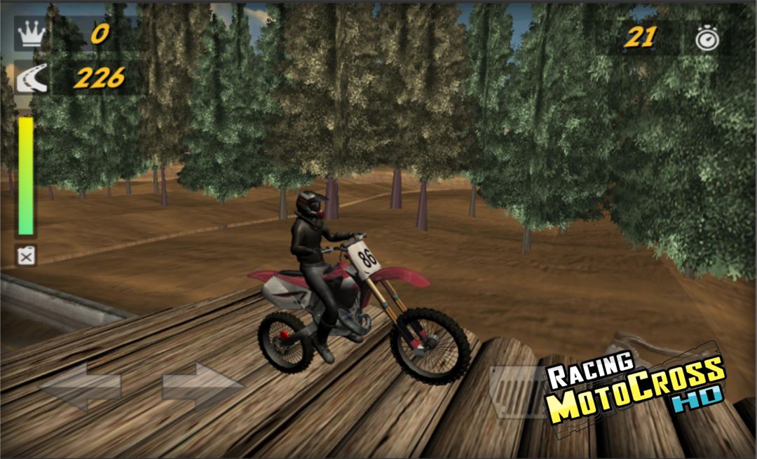 Racing MotoCross HD 게임 스크린 샷