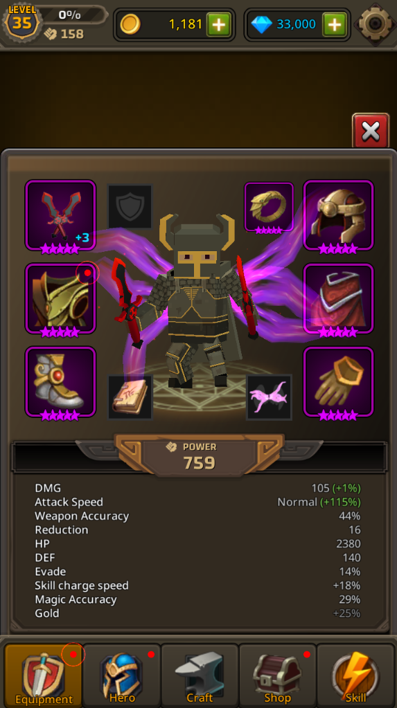 Pixel Blade R : Idle Rpg Game Screenshot