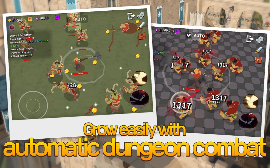 Screenshot of Grow Titan : Idle RPG