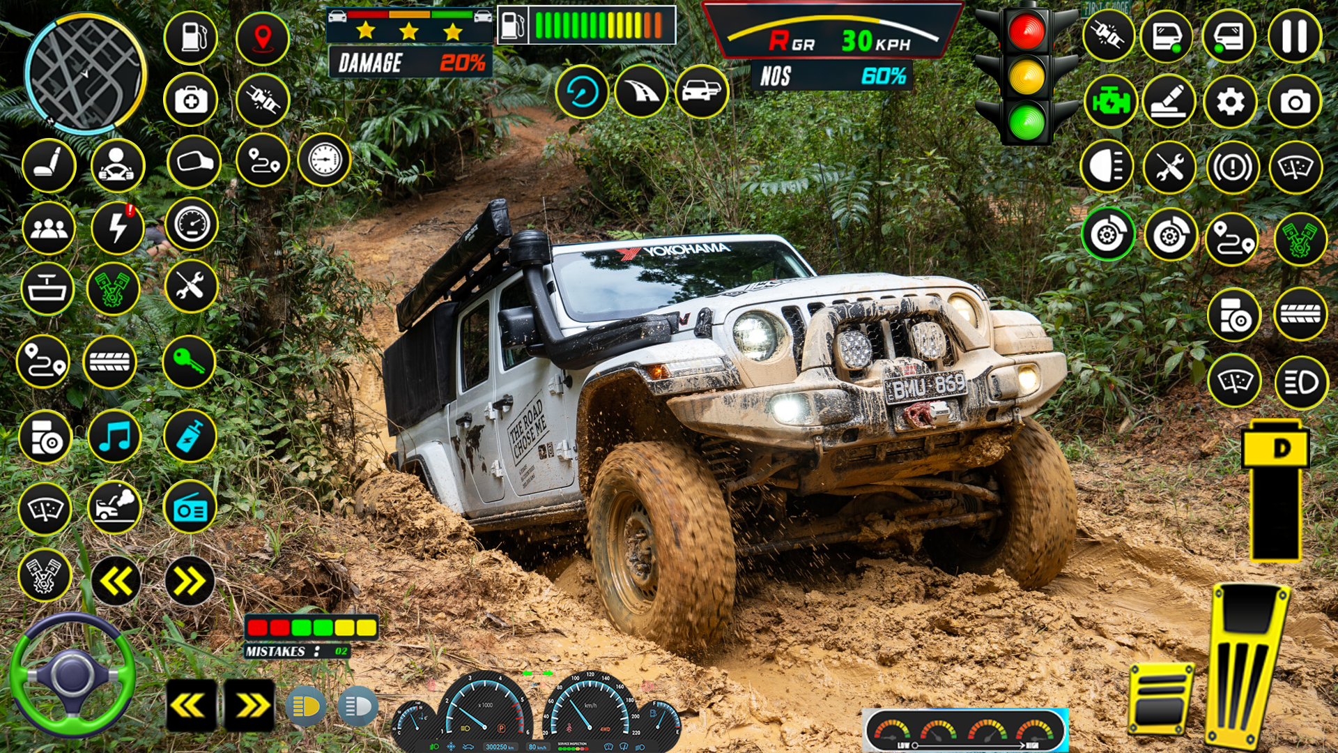 Mud Runner Jeep Games 3d ภาพหน้าจอเกม