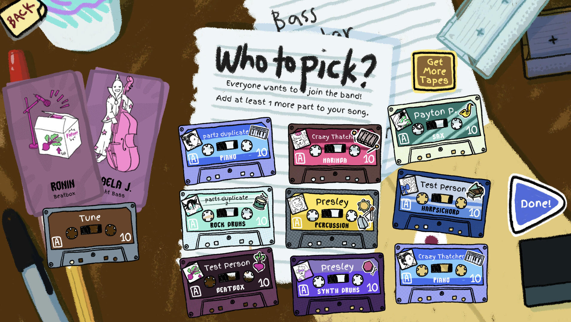 10 Second Mixtape Game Screenshot