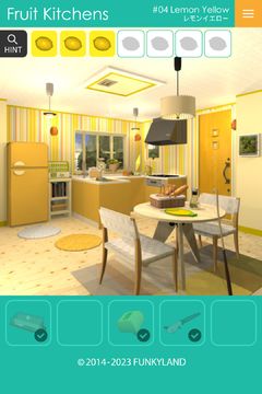 Captura de Tela do Jogo Escape Fruit Kitchens
