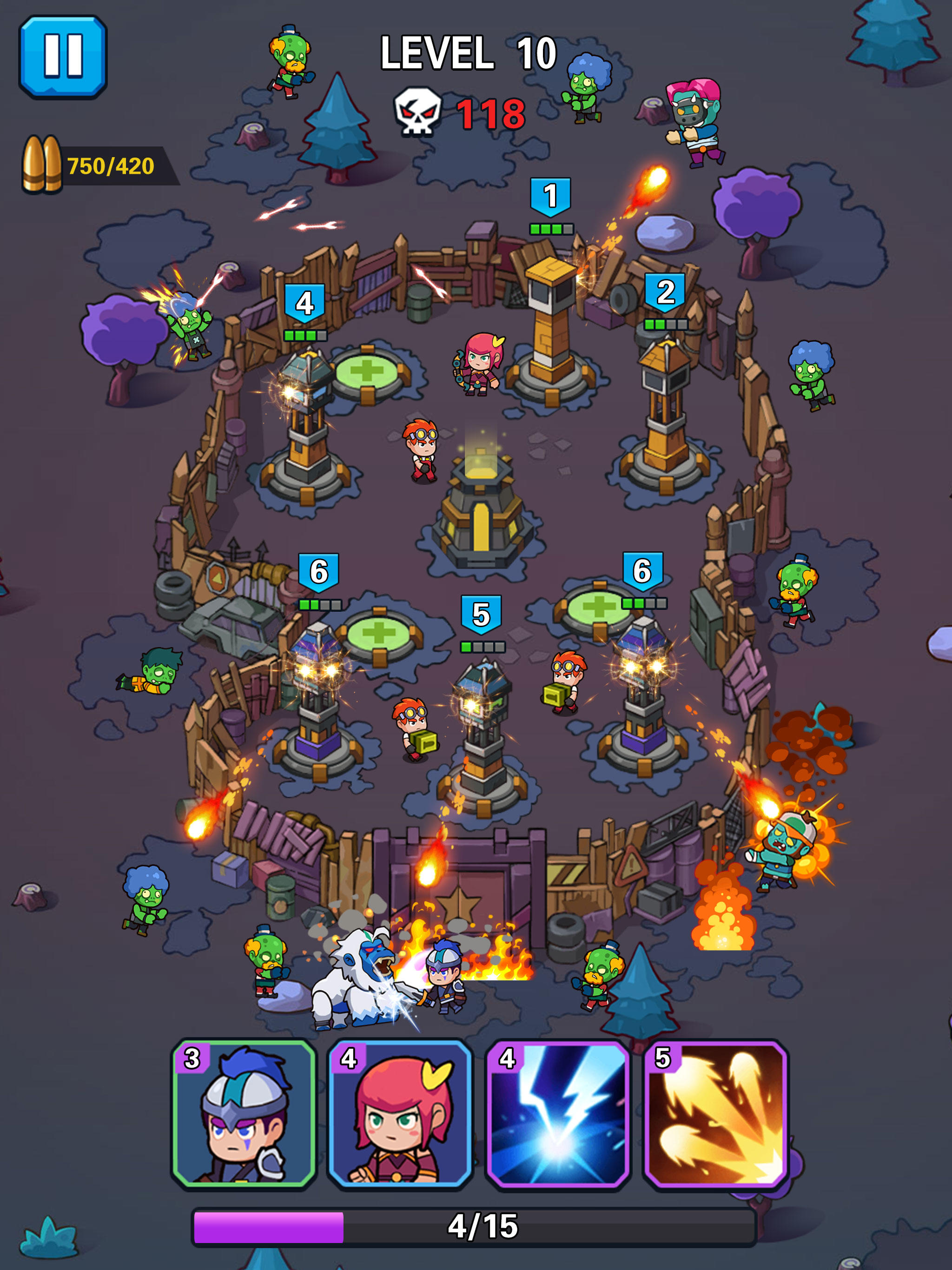 Turret Warfare Game Screenshot