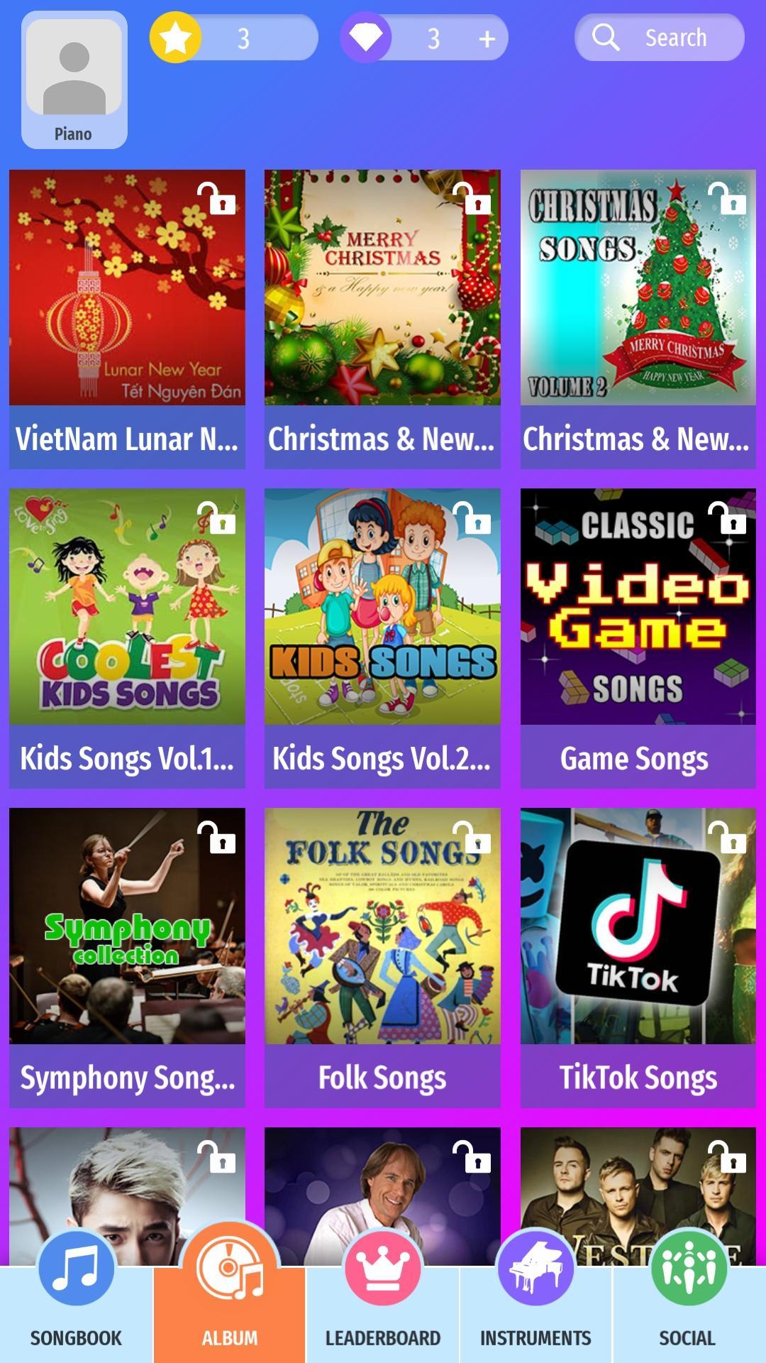 Cuplikan Layar Game Magic Piano Tiles 2021