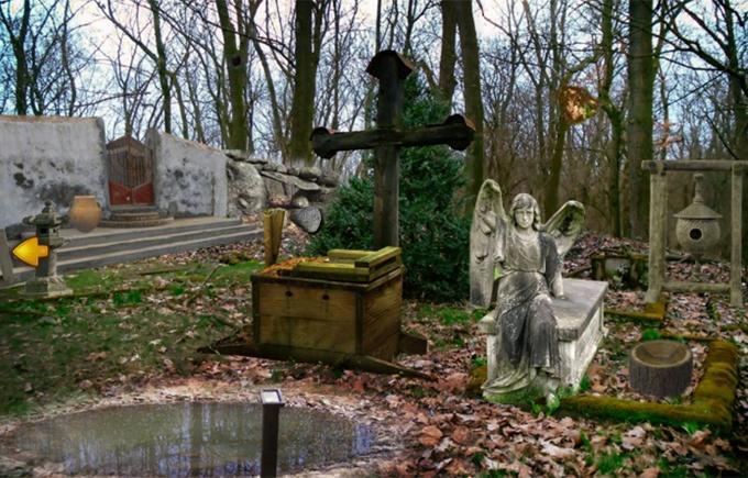 Скриншот игры Escape Game-Abandoned Cemetery