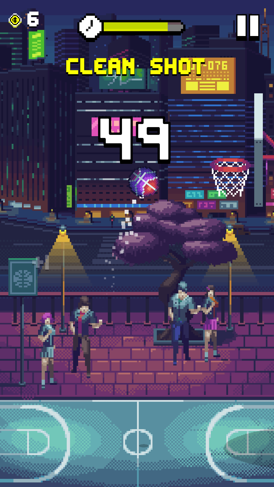 Bouncy Hoops ゲームのスクリーンショット