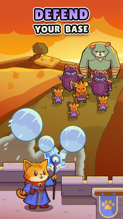 Cat Wizard: Survivor Game Screenshot