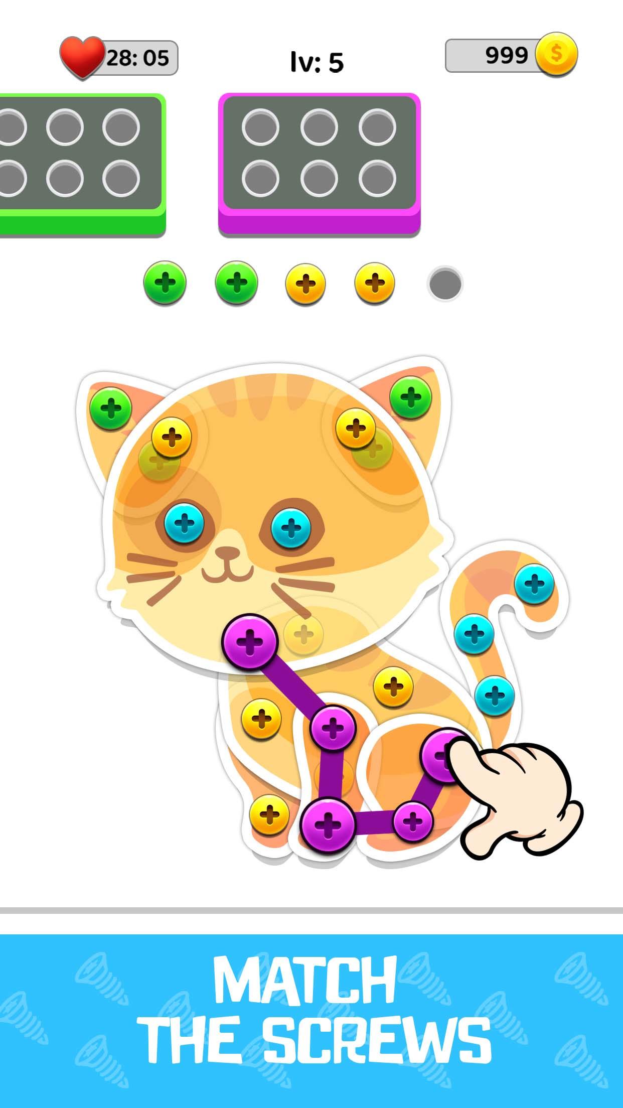 Connect em Screw Game Screenshot