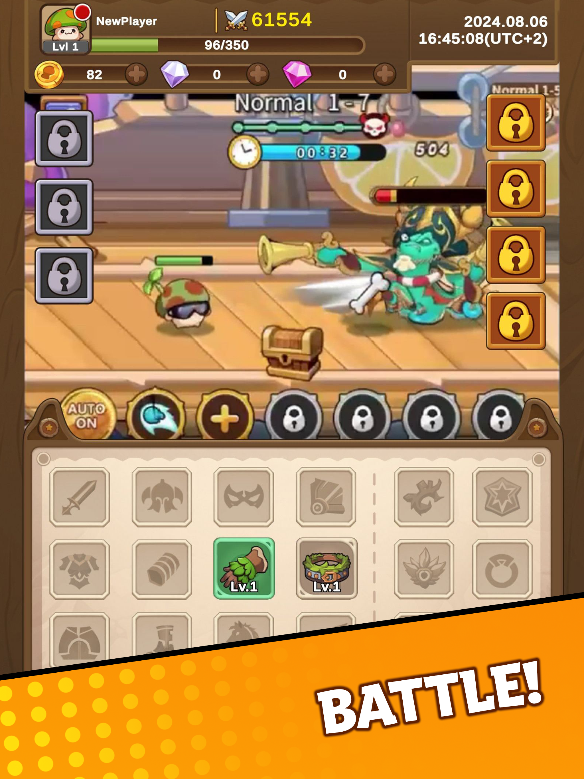 Fantasy of Mushrooms Game Screenshot