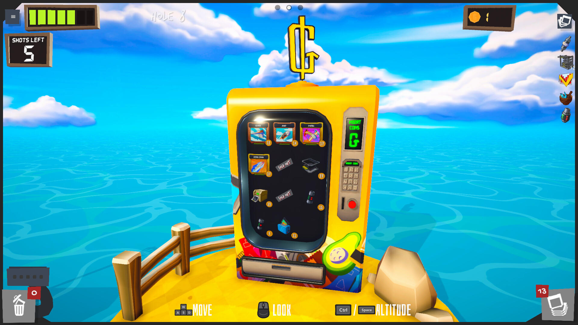 Screenshot of Golfie