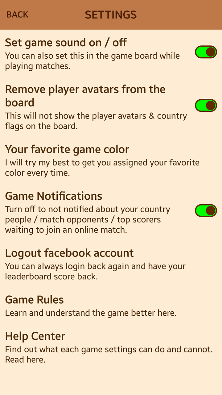 Cuplikan Layar Game Ludo Classic