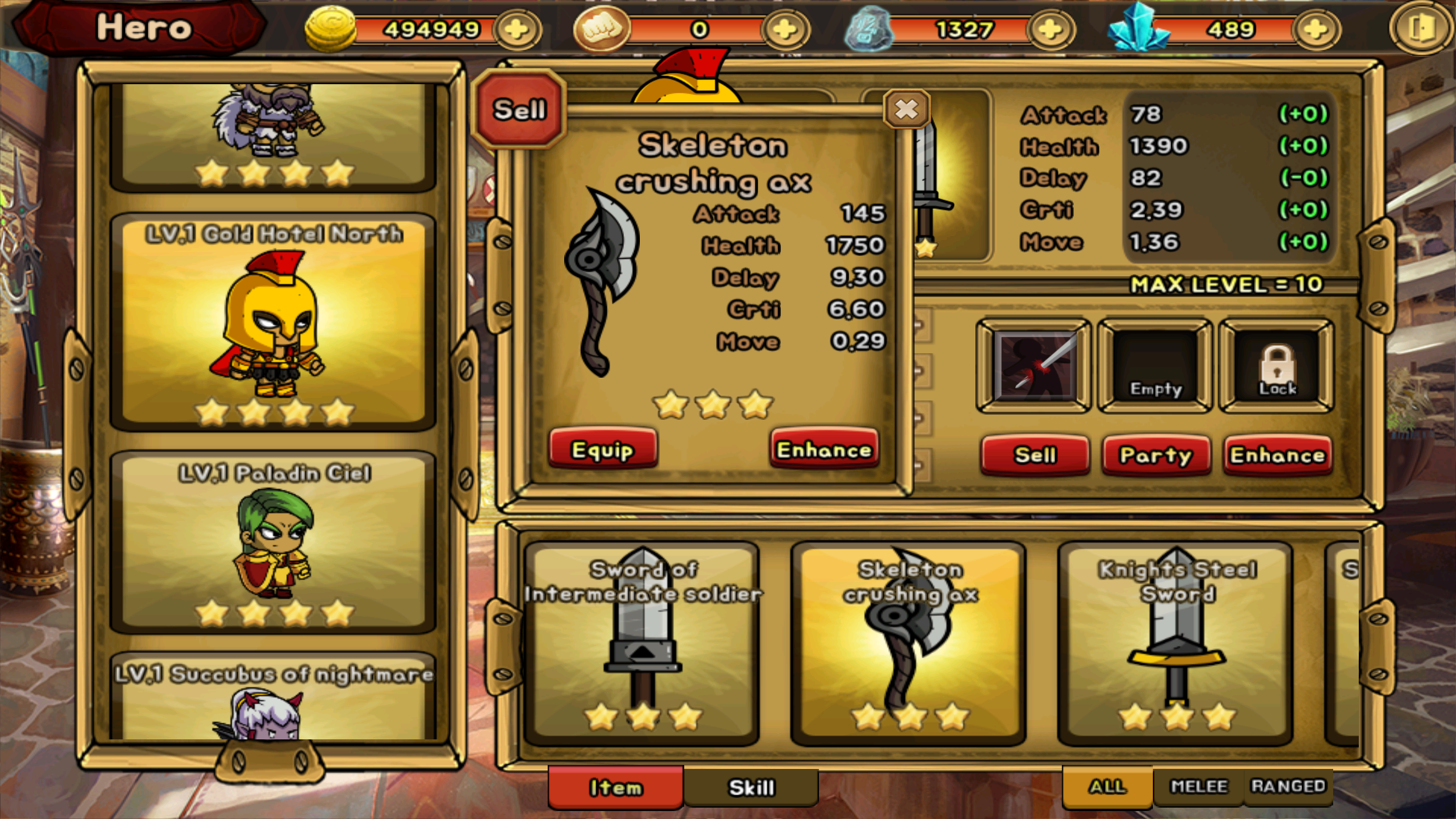 Dragon slayer Game Screenshot