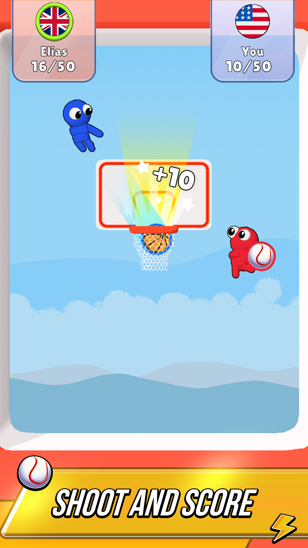 Basket Battle Game Screenshot