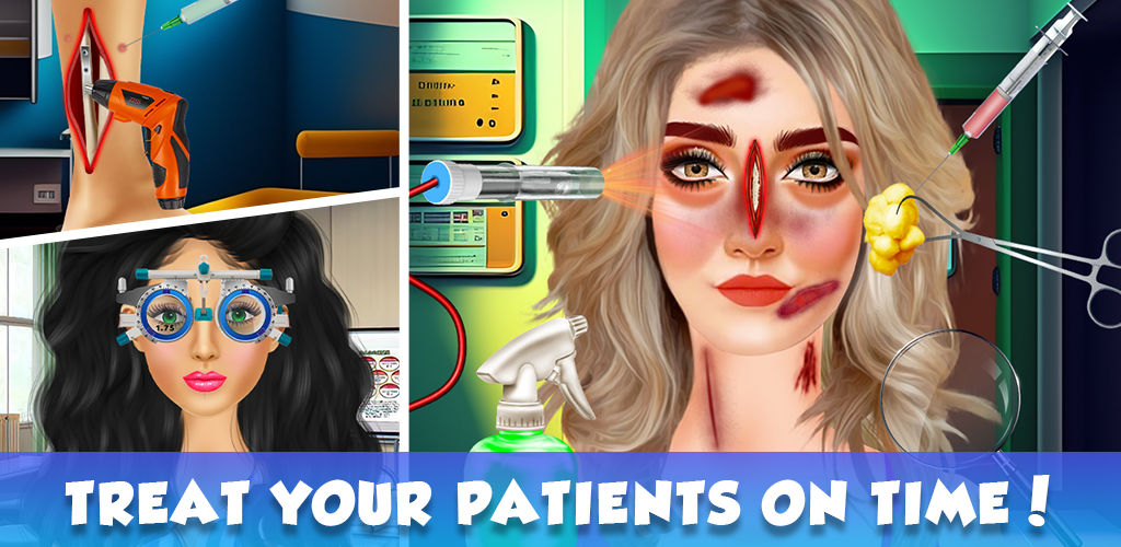 Jogos de cirurgia hospitalar ASMR versão móvel andróide iOS apk