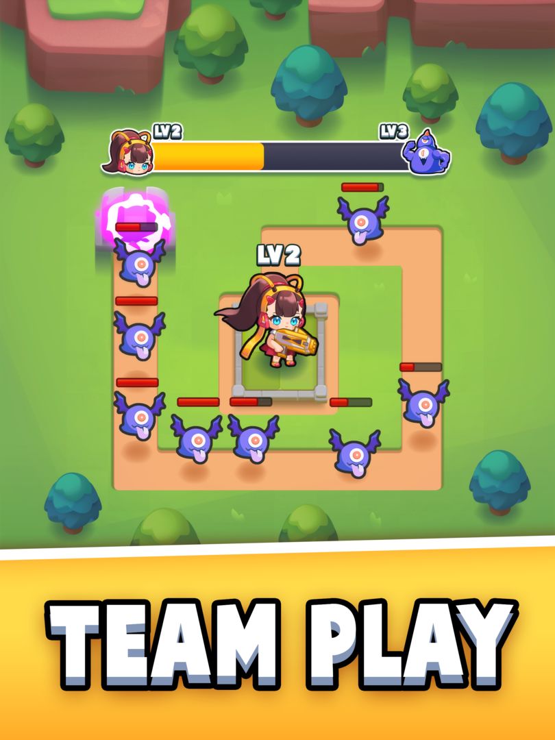 Royale TD: Rush Tower Defense ภาพหน้าจอเกม