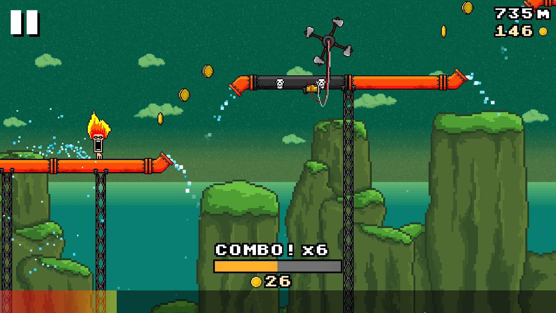 8-BIT WATERSLIDE Game Screenshot
